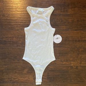 Onesie ribbed high neck tank